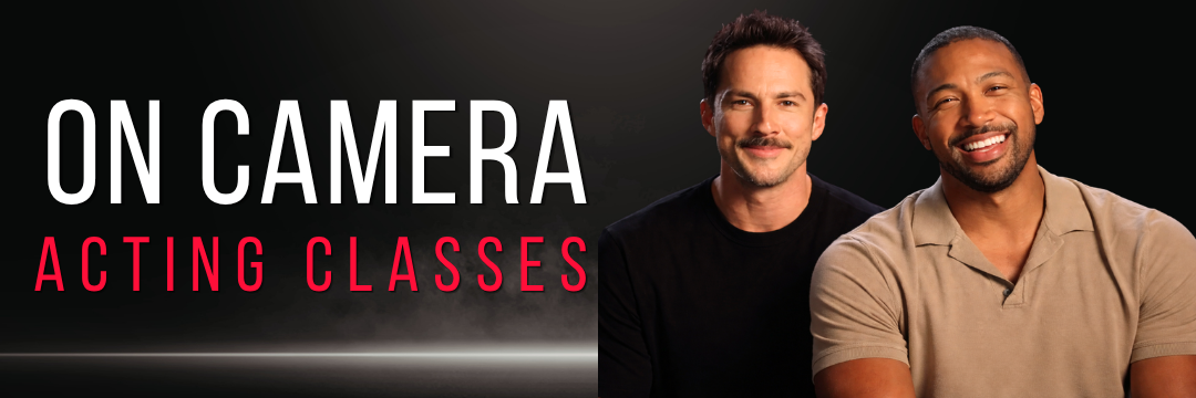 Banner of On Camera Acting Classes with Michael Trevino and Charles Davis