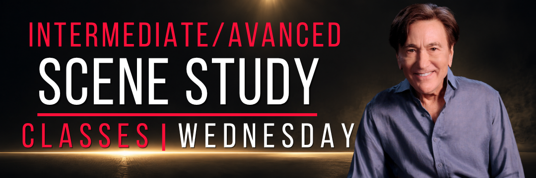 Banner of Berg's intermediate - advanced scene study classes on Wednesday